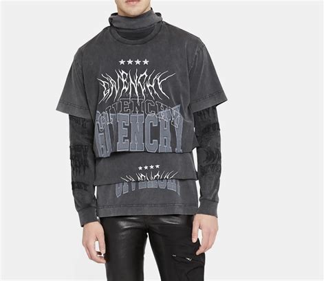 givenchy layered long sleeve